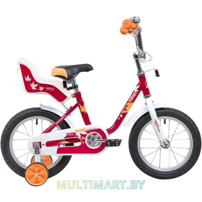 Детский велосипед Novatrack Maple 144MAPLE.RD9 (красный/белый, 2019)